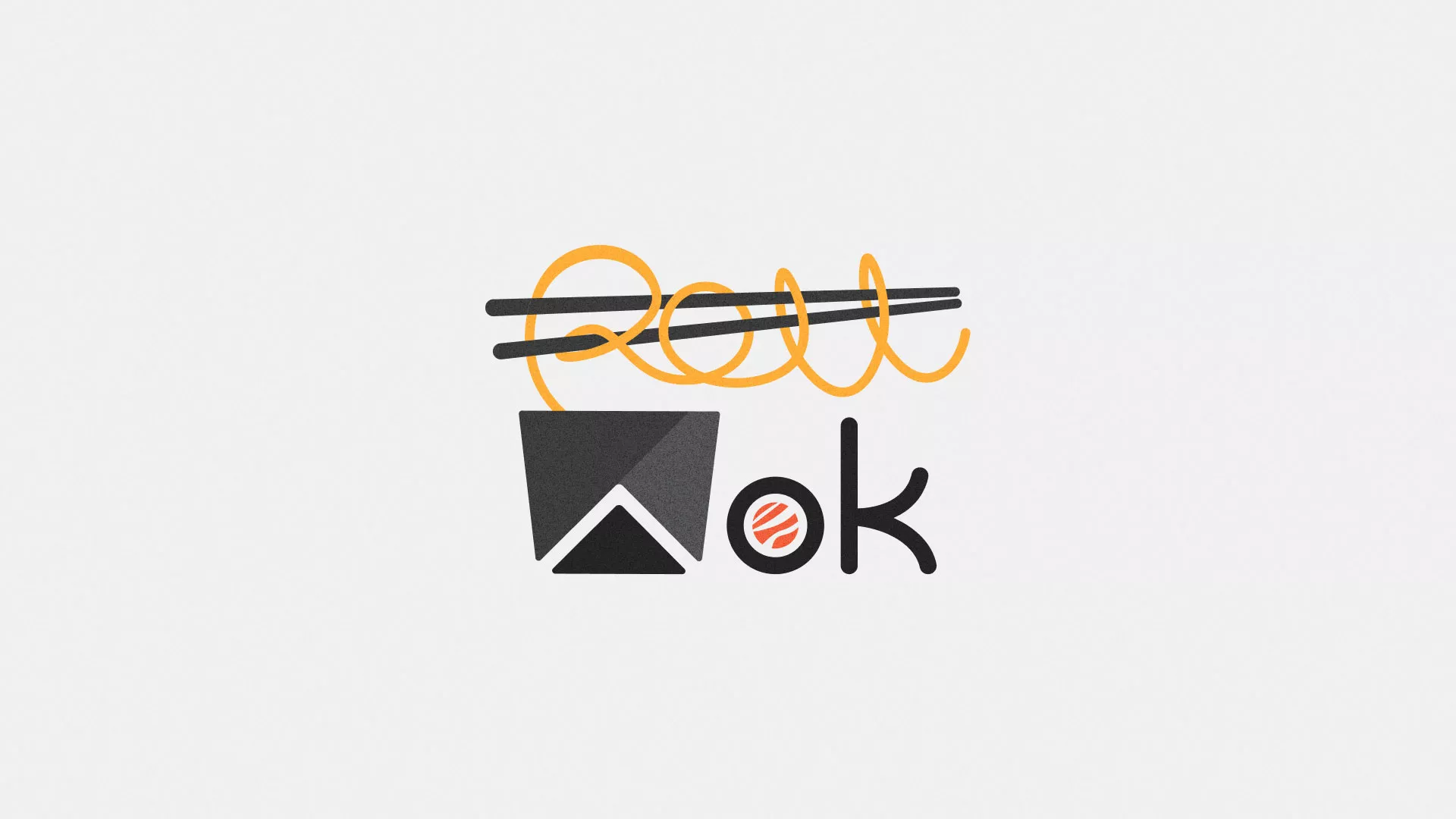 Разработка логотипа в Карпинске для суши-бара «Roll Wok Club» Разработка логотипа в Карпинске для суши-бара «Roll Wok Club»